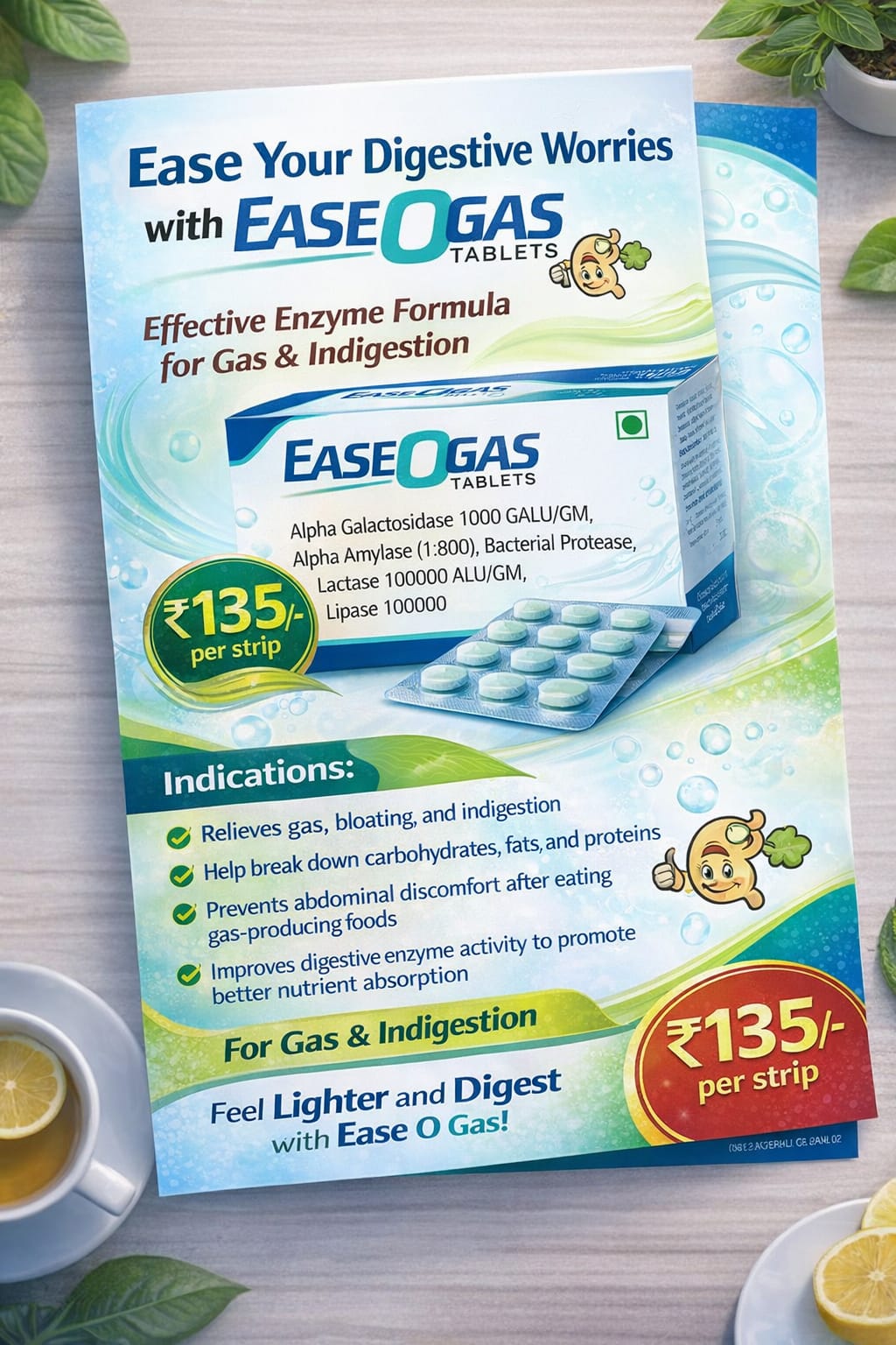EASE O GAS Tablets